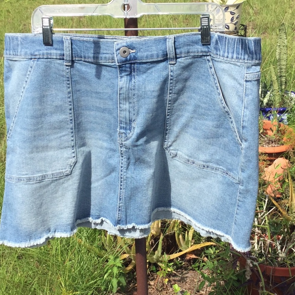 🦋“ NOBO “ Size  XXX Lg So Fun To Wear Denim Skirt Wardrobe Must Have 🦋